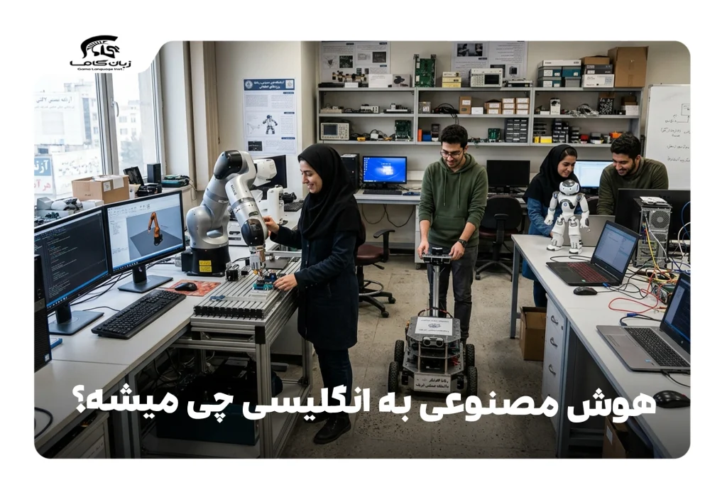 هوش مصنوعی به انگلیسی