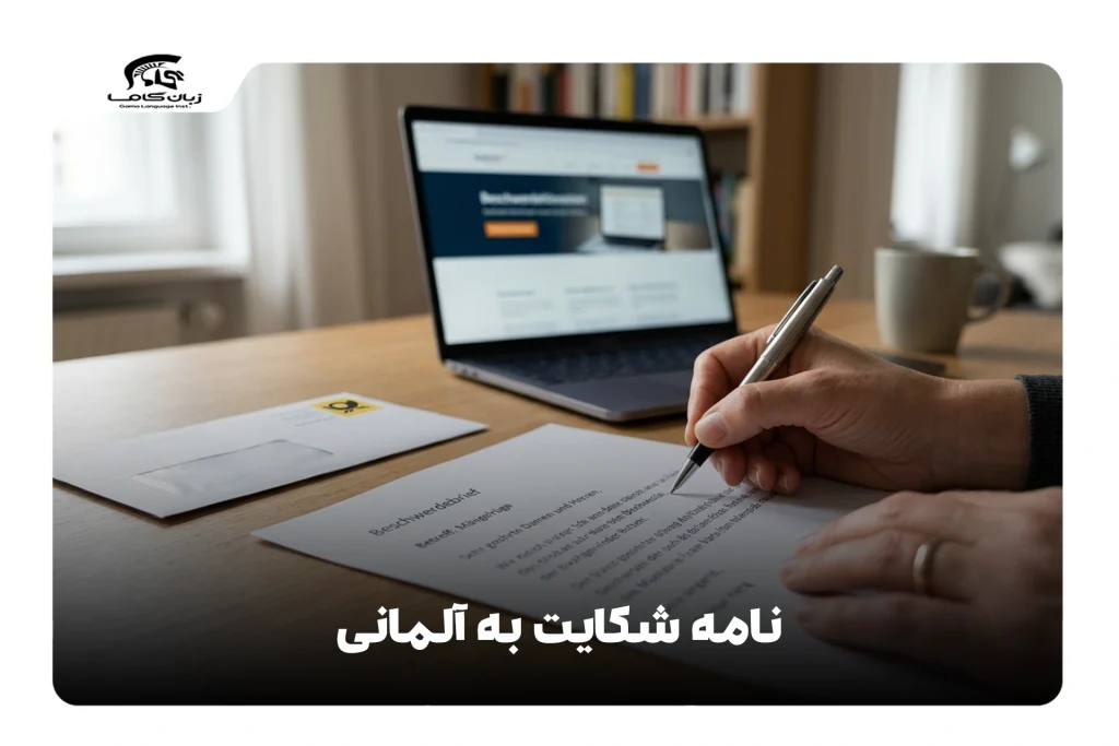 نامه شکایت به آلمانی