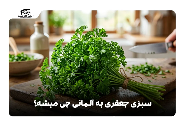 سبزی جعفری به آلمانی