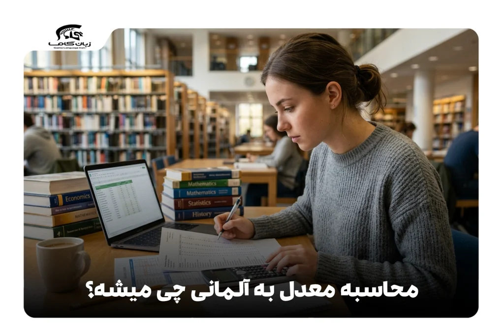 محاسبه معدل به آلمانی